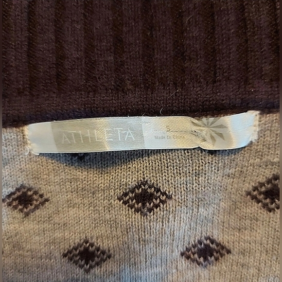 Athleta Teton Full Zip Wool Blend Sweater Jacket Womens Size Small - Picture 7 of 8
